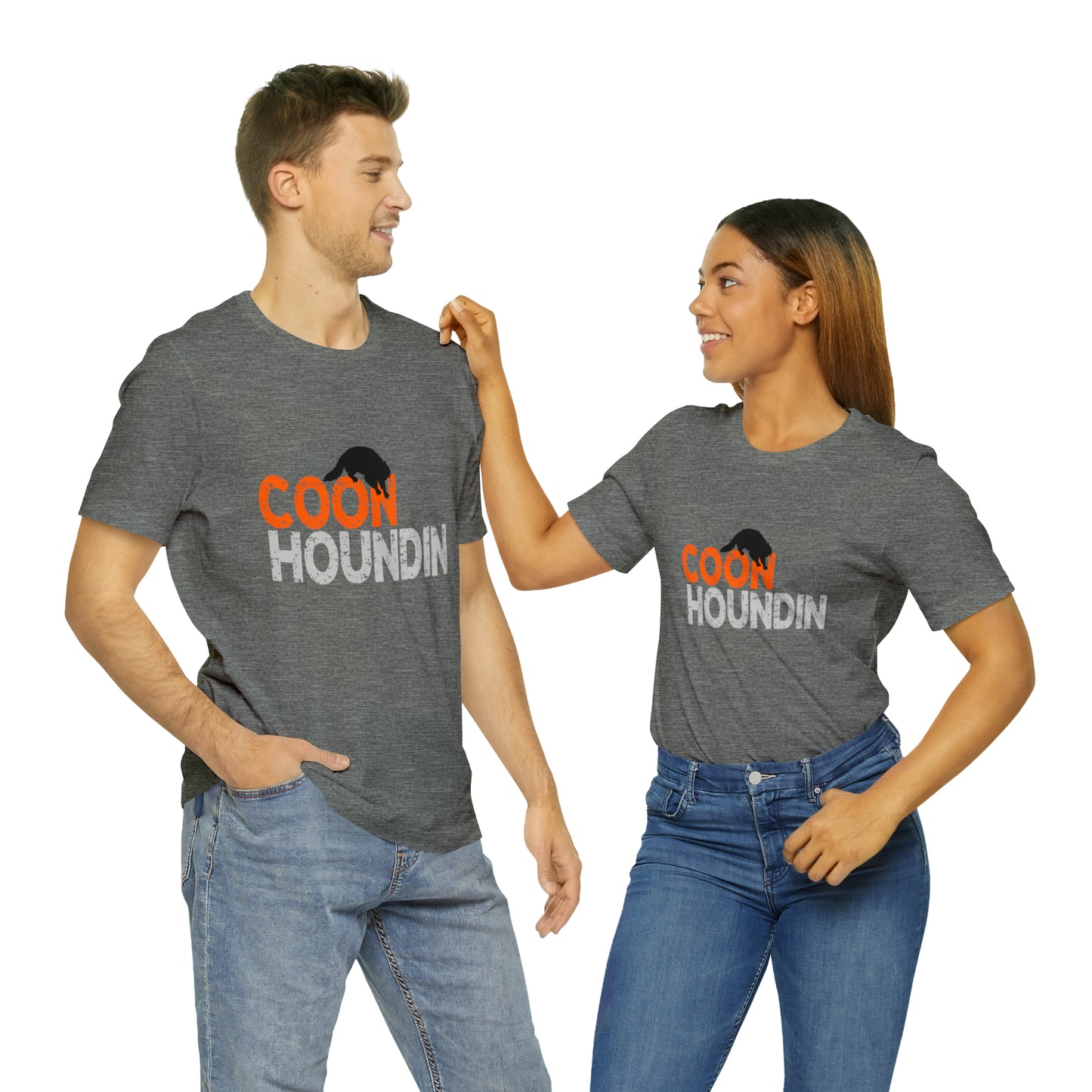 Coon Houndin Grunge Design Lightweight Tee - coonhoundin