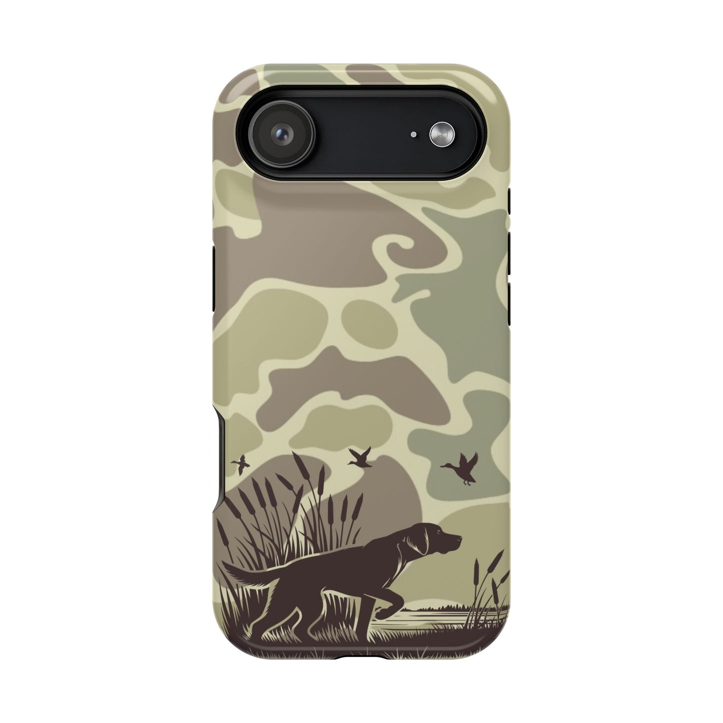 Camouflage Duck Hunting iPhone 17 Magnetic Tough Phone Case