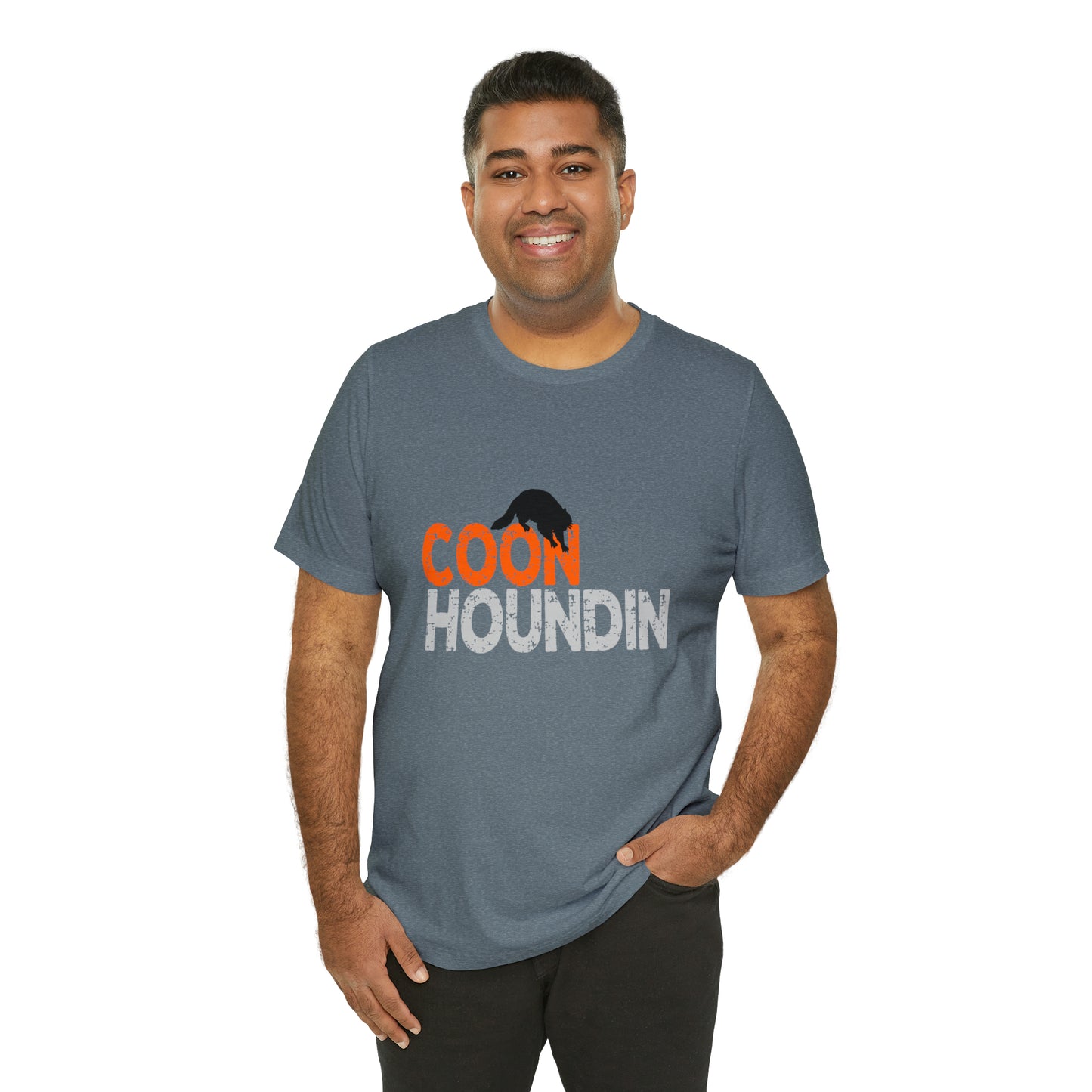 Coon Houndin Grunge Design Lightweight Tee - coonhoundin