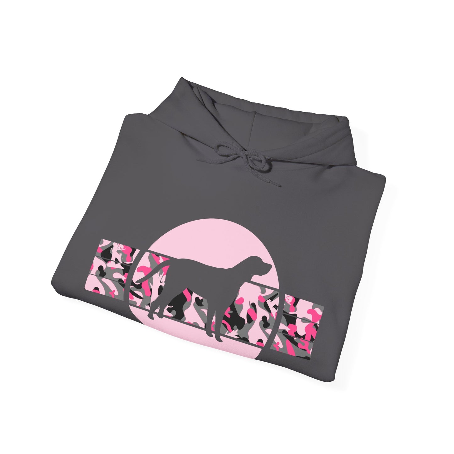 Hound Pink Camo Unisex Hooded Sweatshirt - coonhoundin