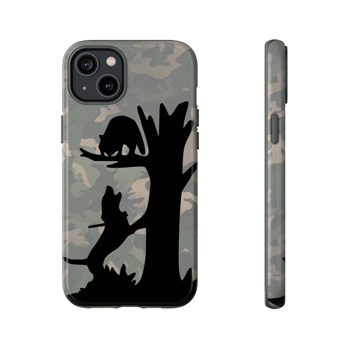 Treed Coon Vintage Camo Tough Cases for iPhone 14, 14 Pro, 14 Plus, 14 Pro Max - coonhoundin