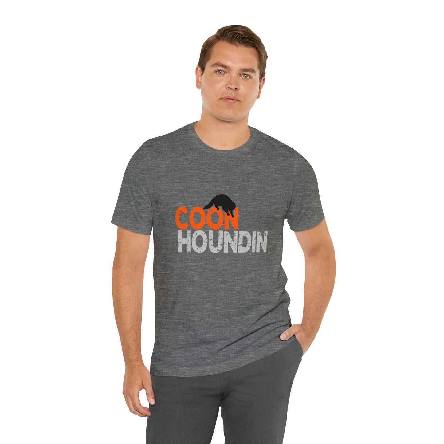 Coon Houndin Grunge Design Lightweight Tee - coonhoundin