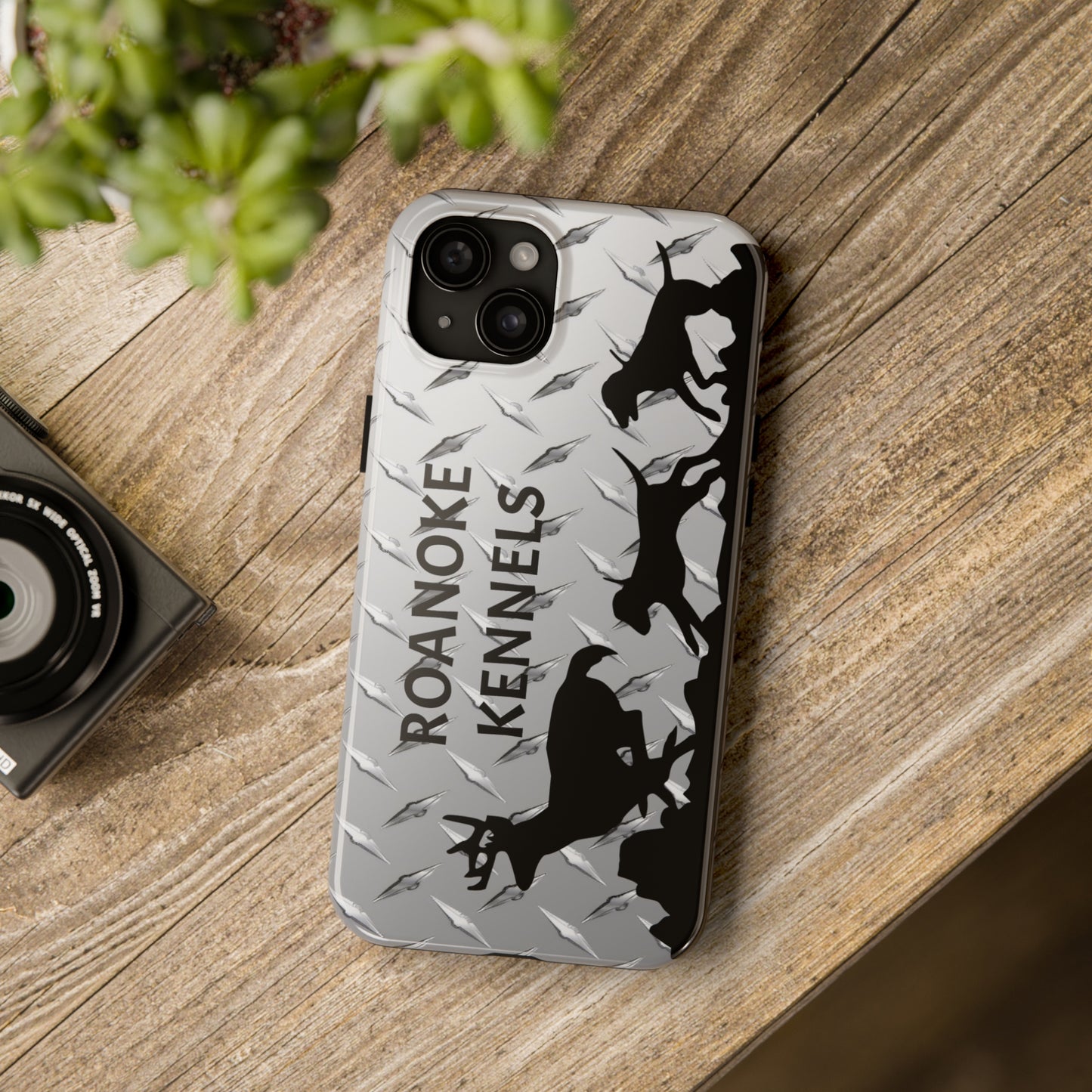 Custom Hounds Chasing Deer Tough Phone Case for iPhone 15 - coonhoundin