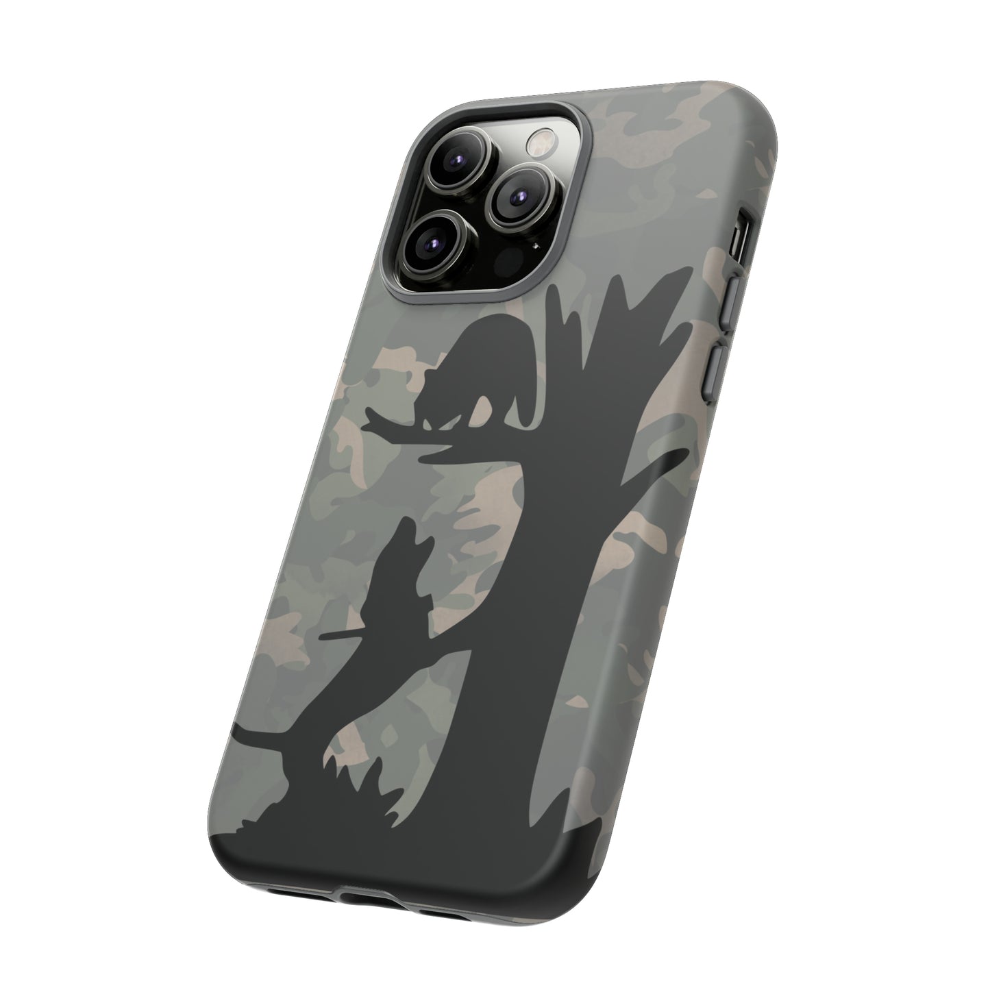 Treed Coon Vintage Camo Tough Cases for iPhone 14, 14 Pro, 14 Plus, 14 Pro Max - coonhoundin