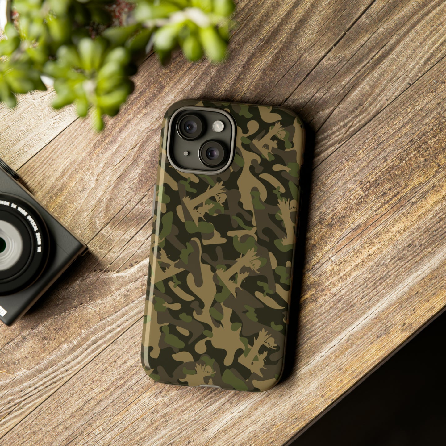 Coon Hunting Camo iPhone 15, Pro, Plus and Pro Max Tough Phone Cases - coonhoundin