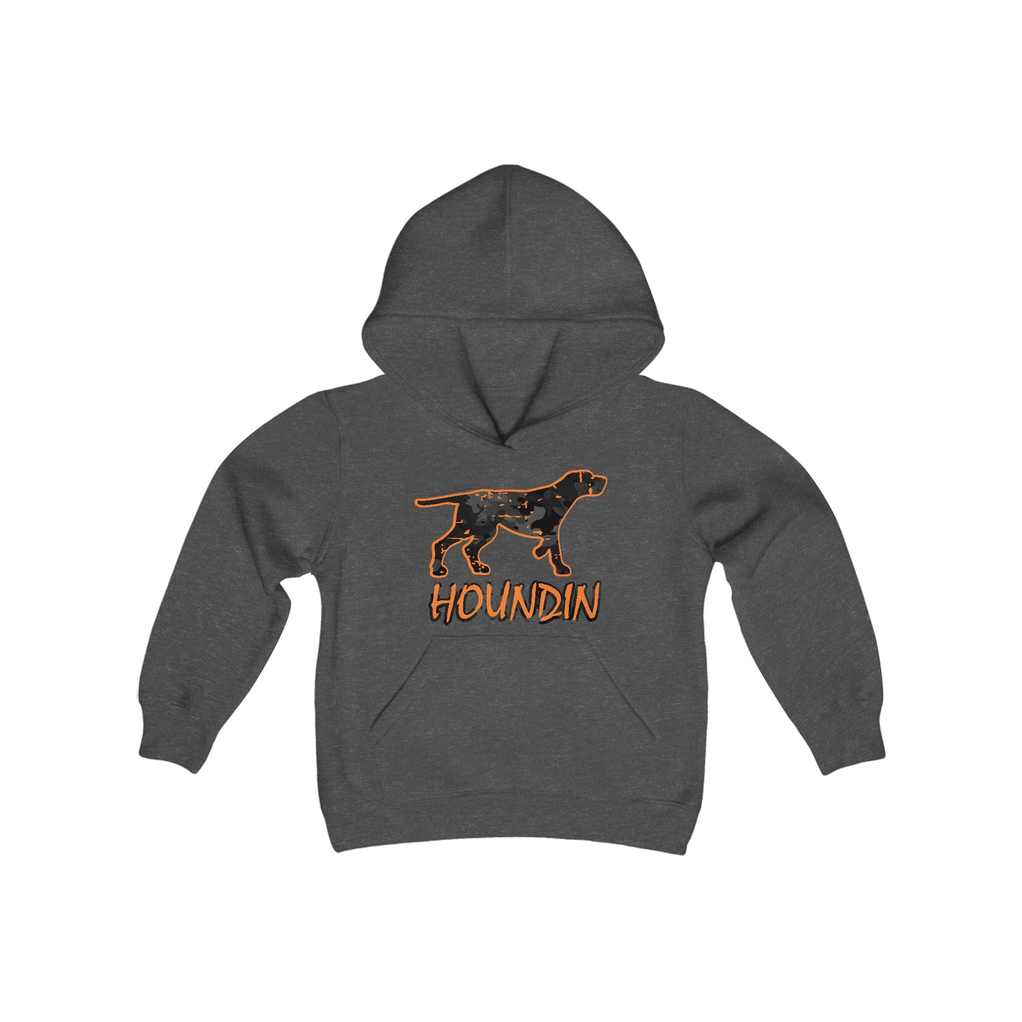 Youth Hound Hooded Sweatshirt - coonhoundin