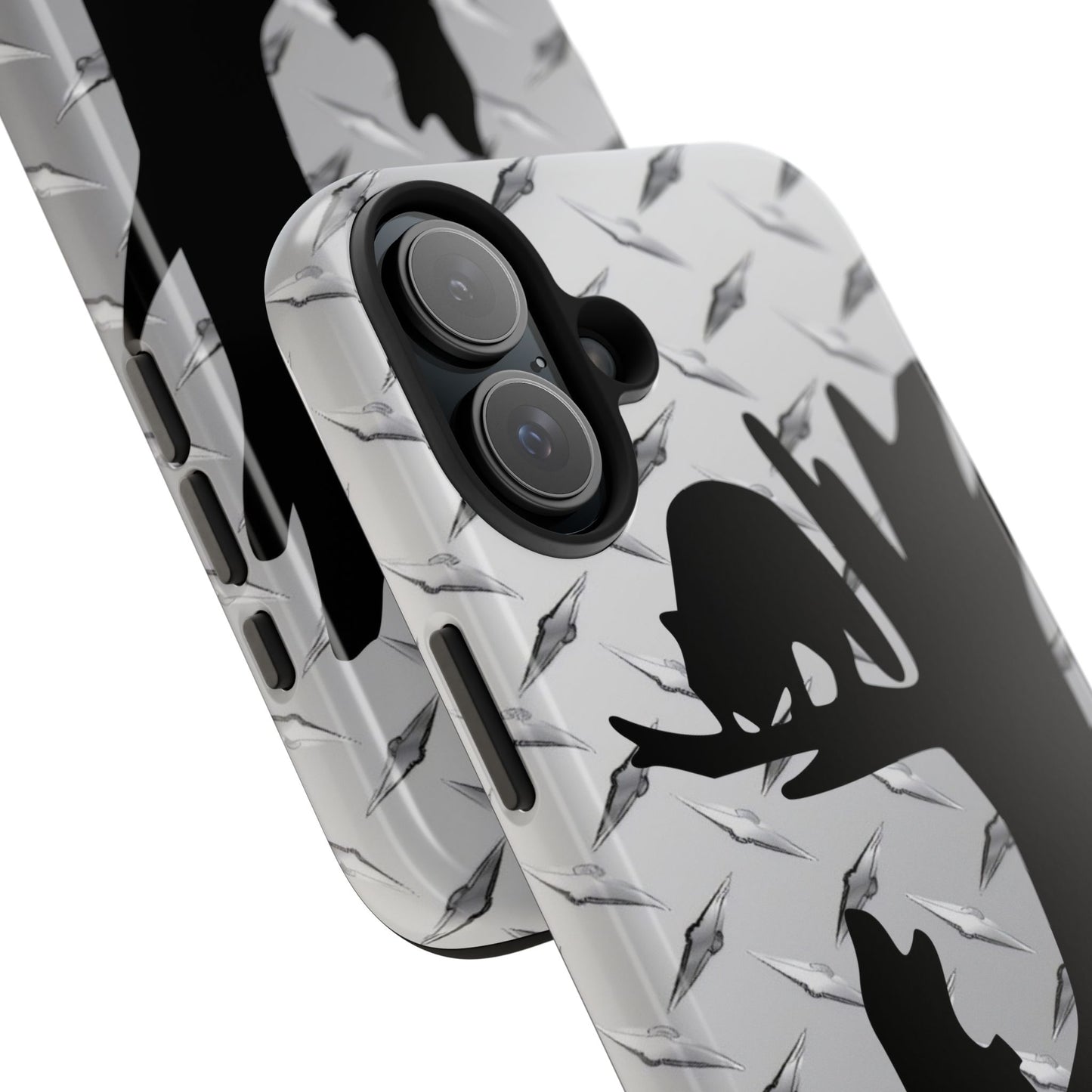 Treed Coon Hunting Diamond Plate iPhone 16 Tough Phone Cases - coonhoundin