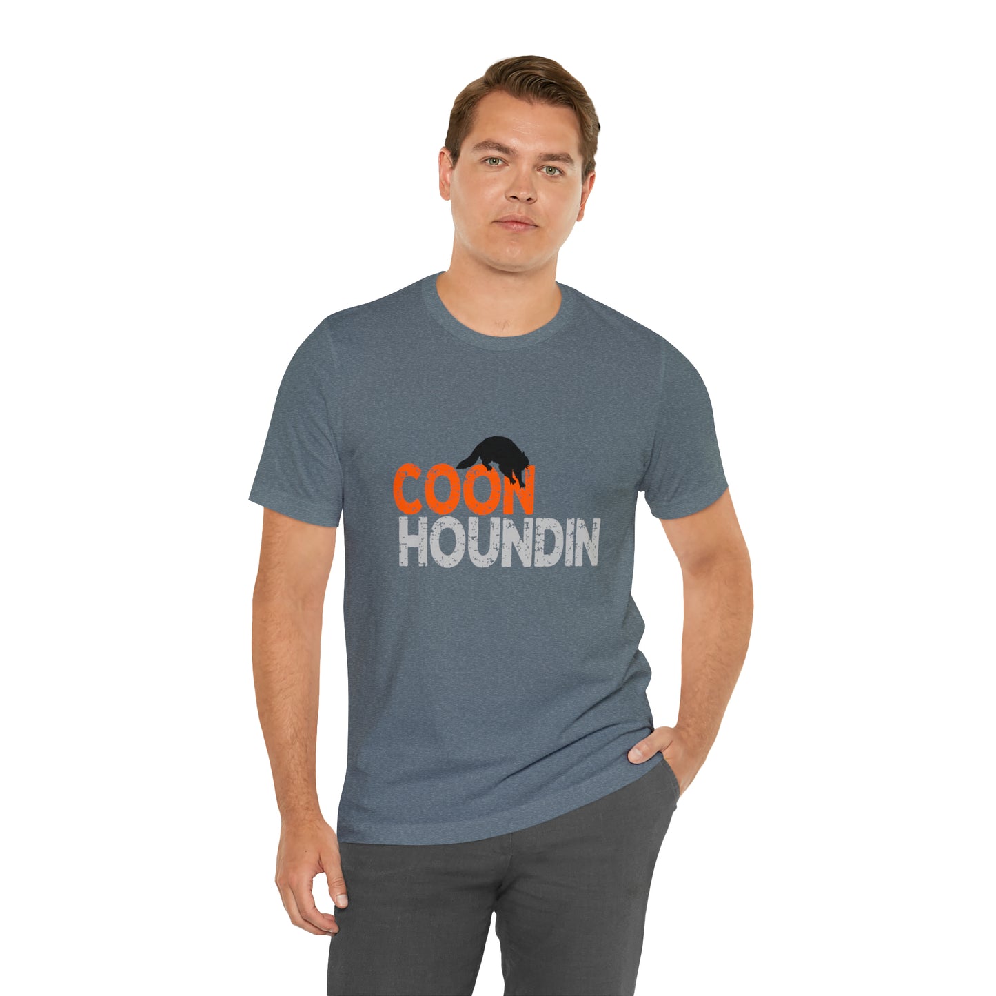 Coon Houndin Grunge Design Lightweight Tee - coonhoundin