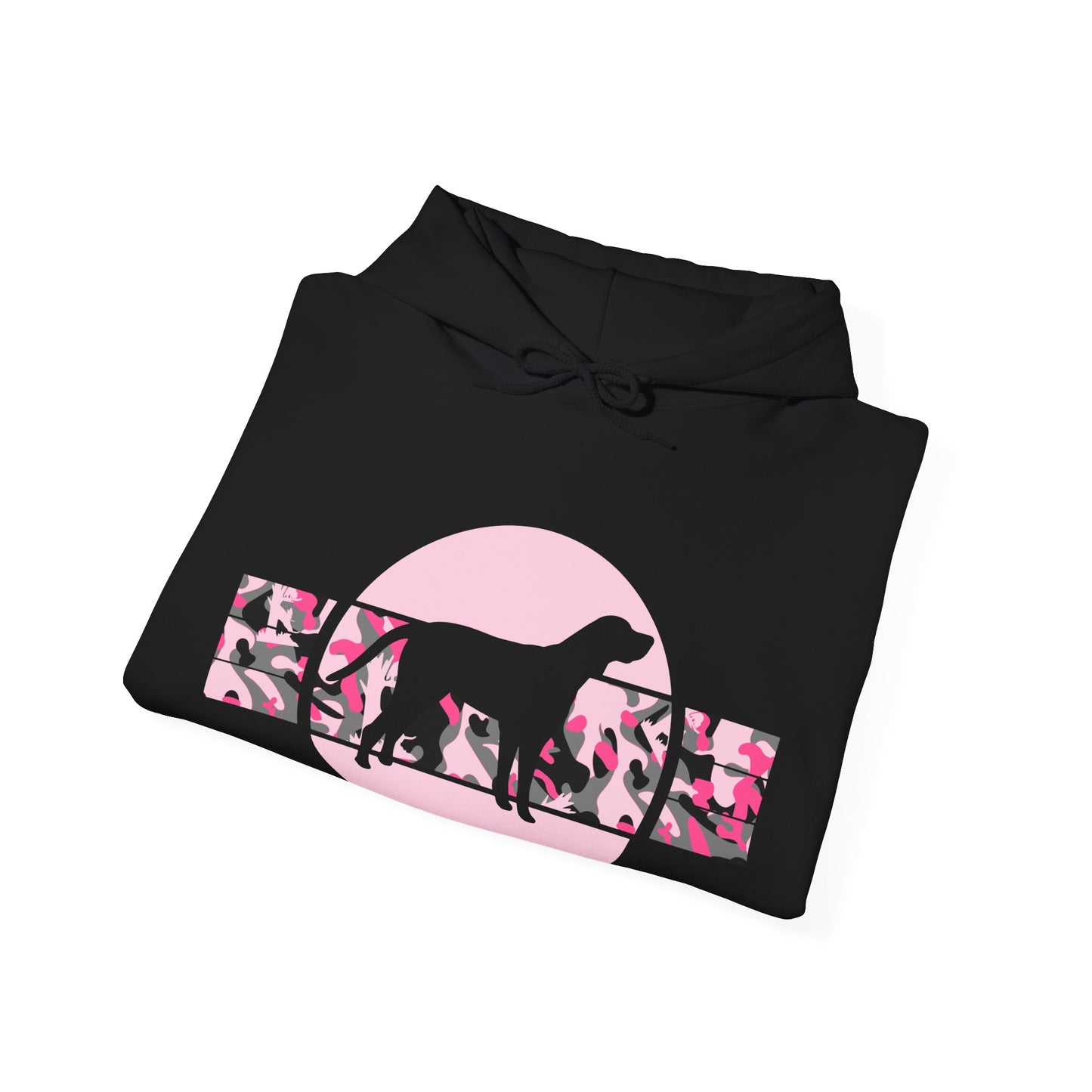 Hound Pink Camo Unisex Hooded Sweatshirt - coonhoundin