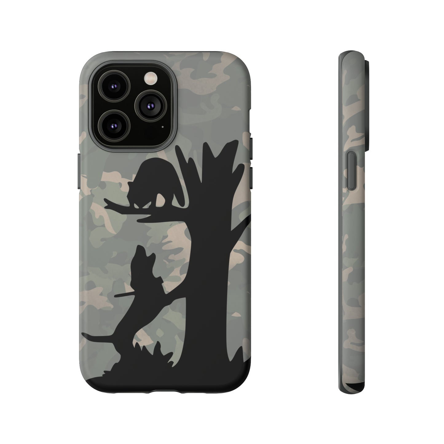 Treed Coon Vintage Camo Tough Cases for iPhone 14, 14 Pro, 14 Plus, 14 Pro Max - coonhoundin