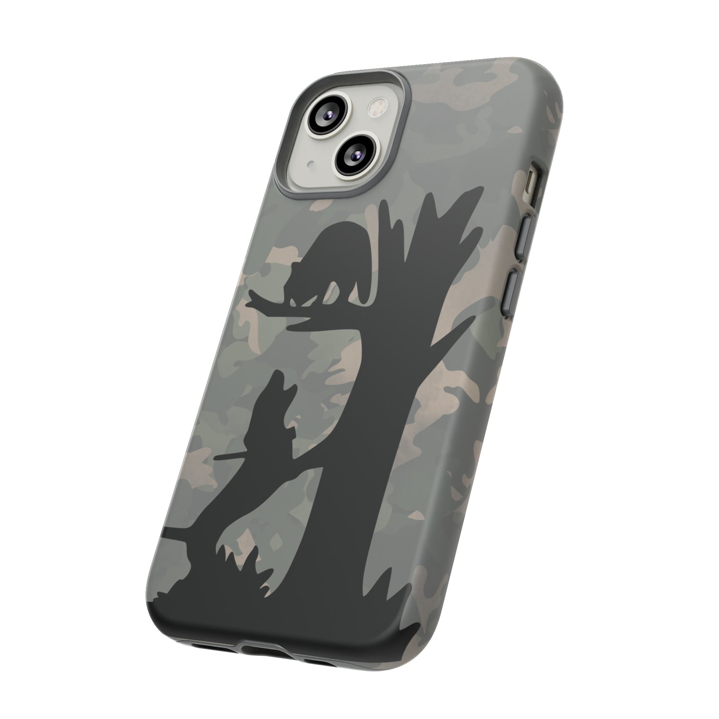 Treed Coon Vintage Camo Tough Cases for iPhone 14, 14 Pro, 14 Plus, 14 Pro Max - coonhoundin