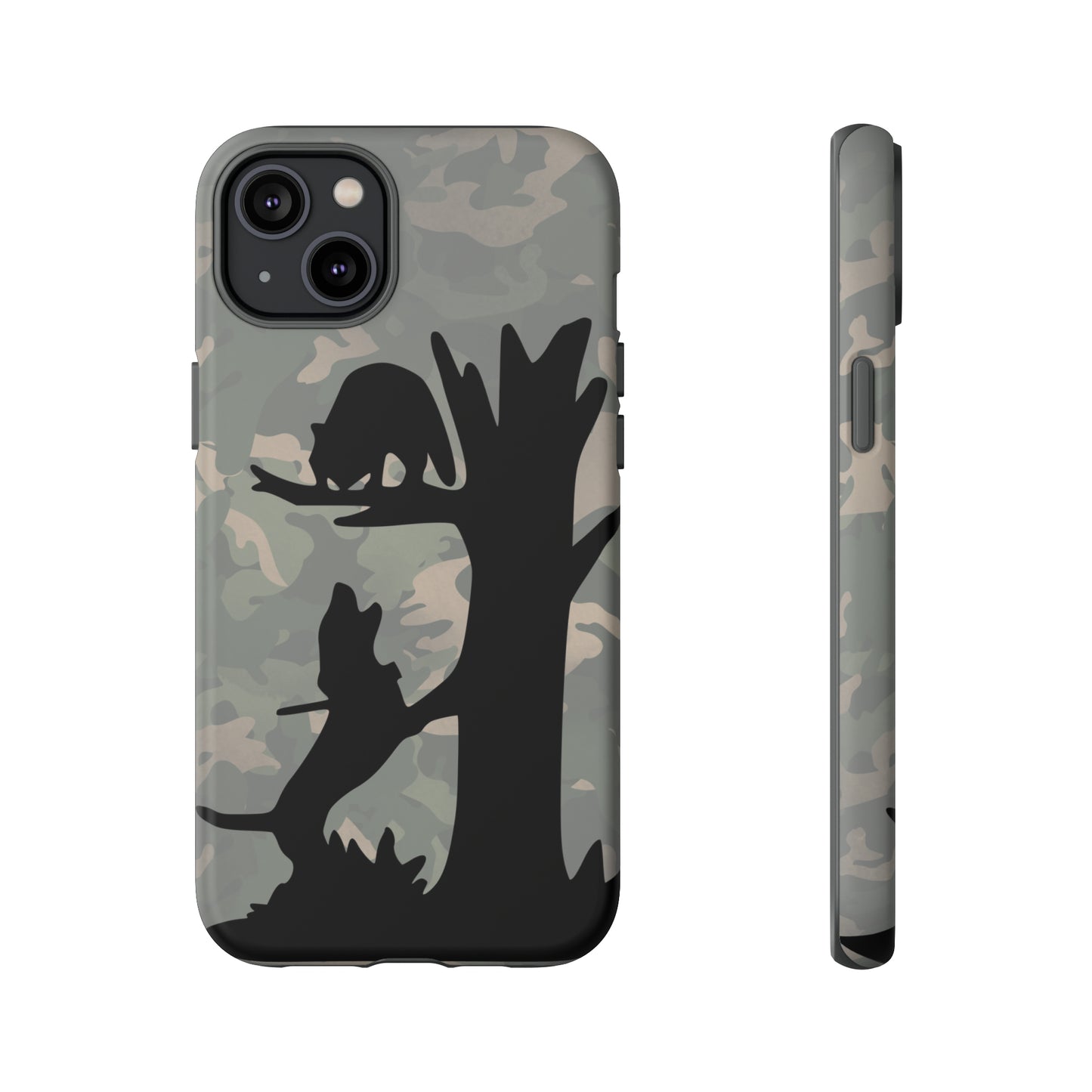 Treed Coon Vintage Camo Tough Cases for iPhone 14, 14 Pro, 14 Plus, 14 Pro Max - coonhoundin