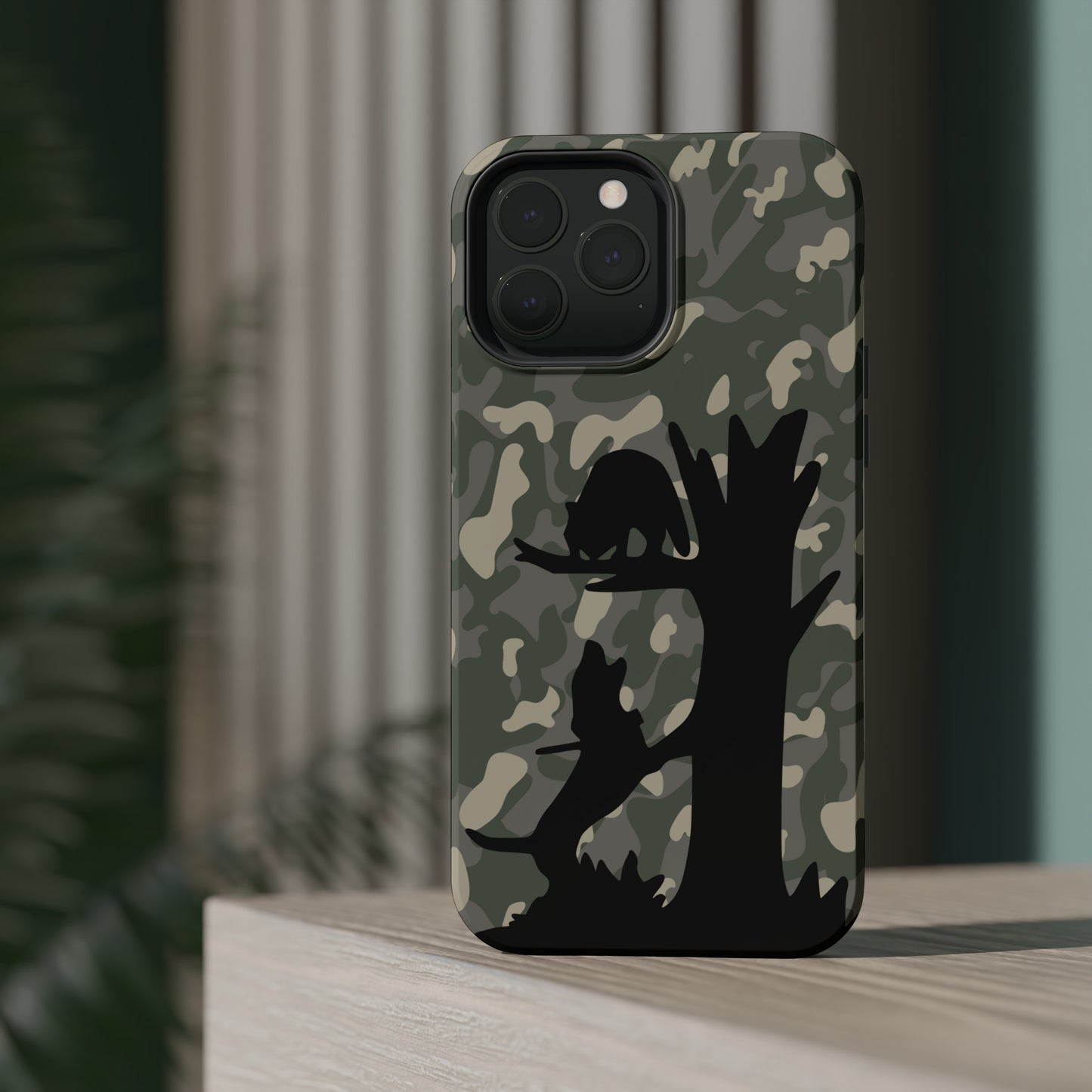 Vintage Camo Coon Hunting MagSafe Tough Case for iPhone 13, Mini, Pro, Pro Max - coonhoundin