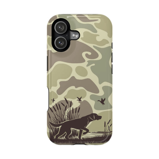 Camouflage Duck Hunting iPhone 17 Magnetic Tough Phone Case - coonhoundin