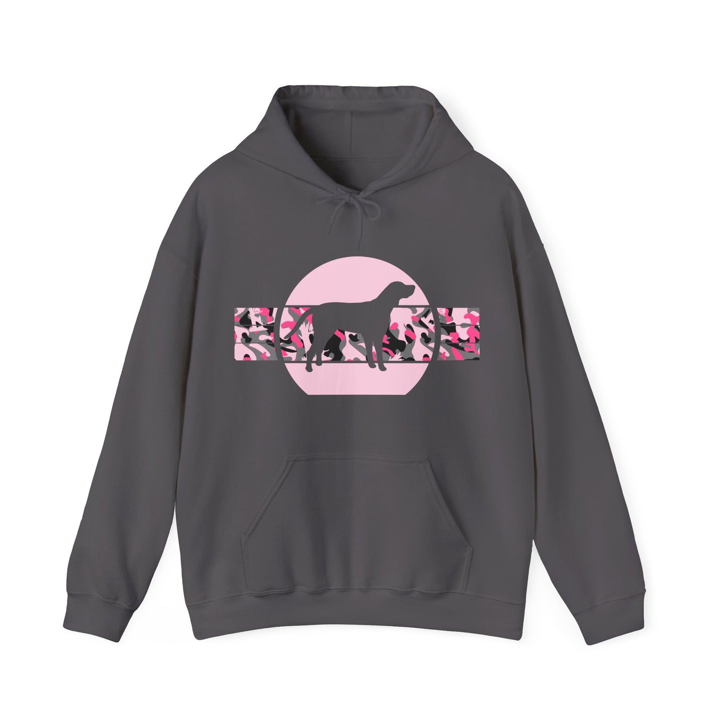 Hound Pink Camo Unisex Hooded Sweatshirt - coonhoundin