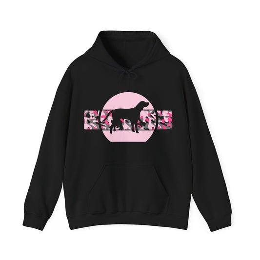 Hound Pink Camo Unisex Hooded Sweatshirt - coonhoundin