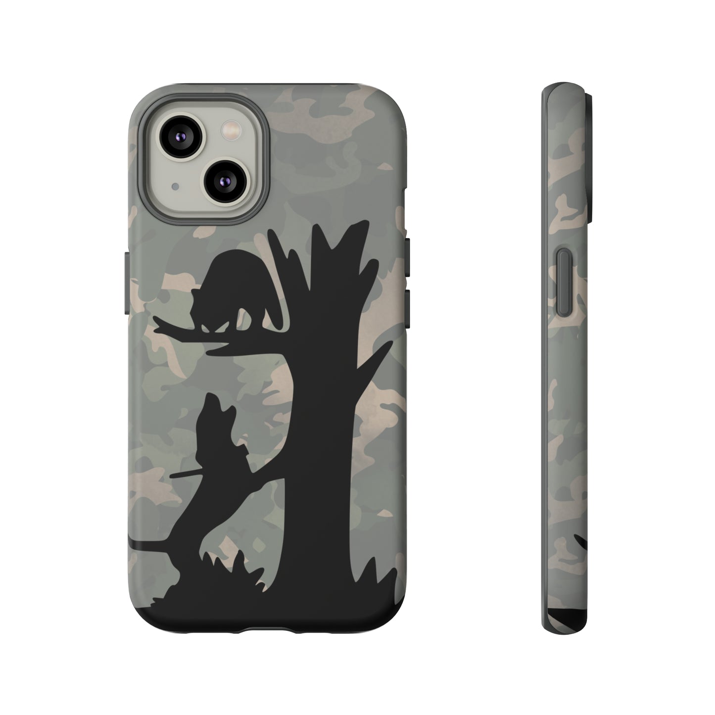 Treed Coon Vintage Camo Tough Cases for iPhone 14, 14 Pro, 14 Plus, 14 Pro Max - coonhoundin