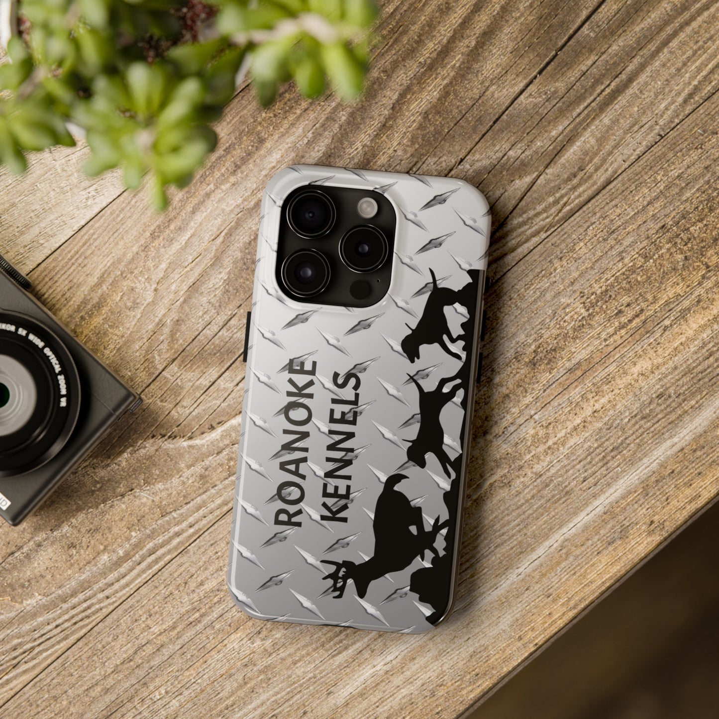 Custom Hounds Chasing Deer Tough Phone Case for iPhone 15 - coonhoundin