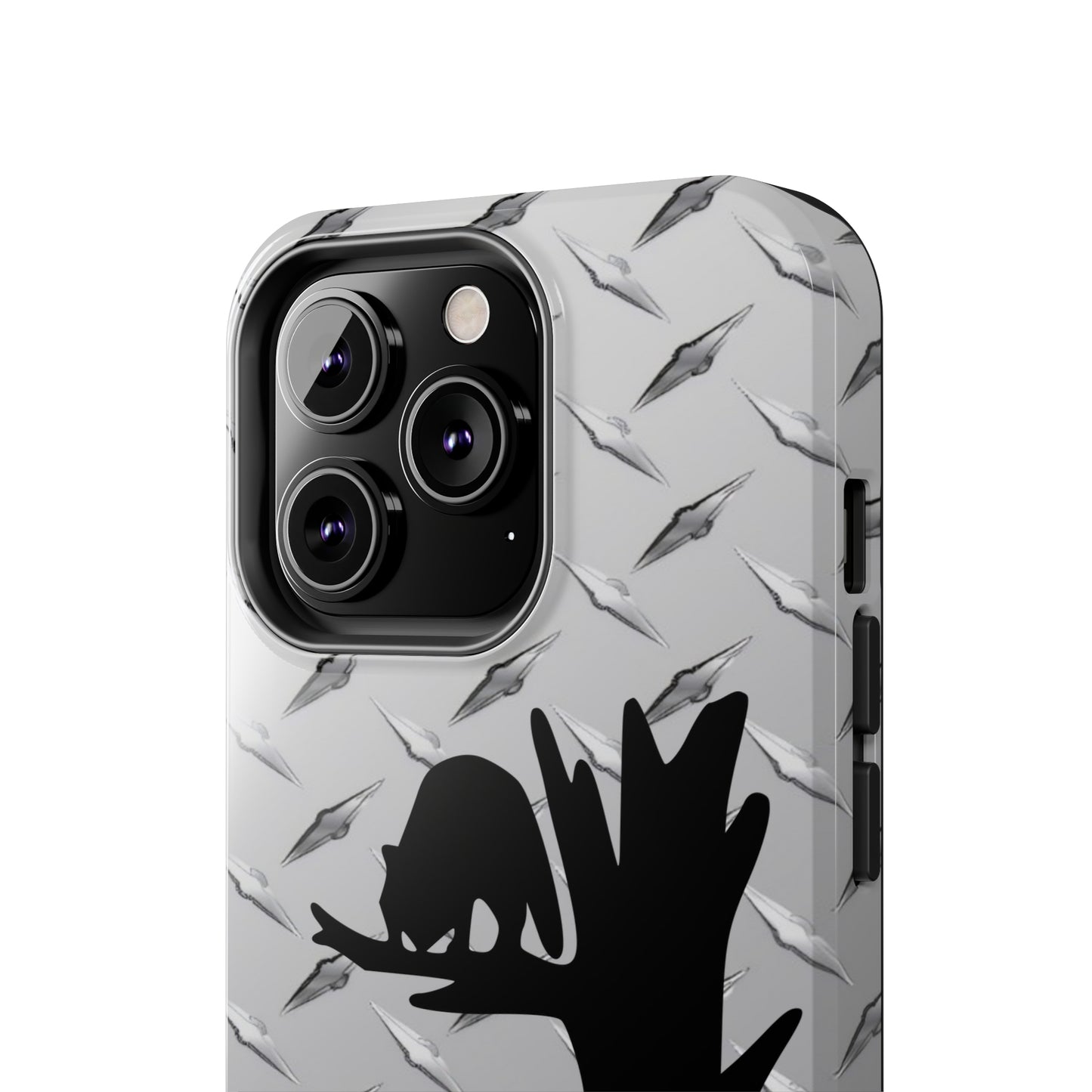 Tough Phone Case for iPhone 13, Pro, Mini, Pro Max Diamond Plate Coon Hunting - coonhoundin