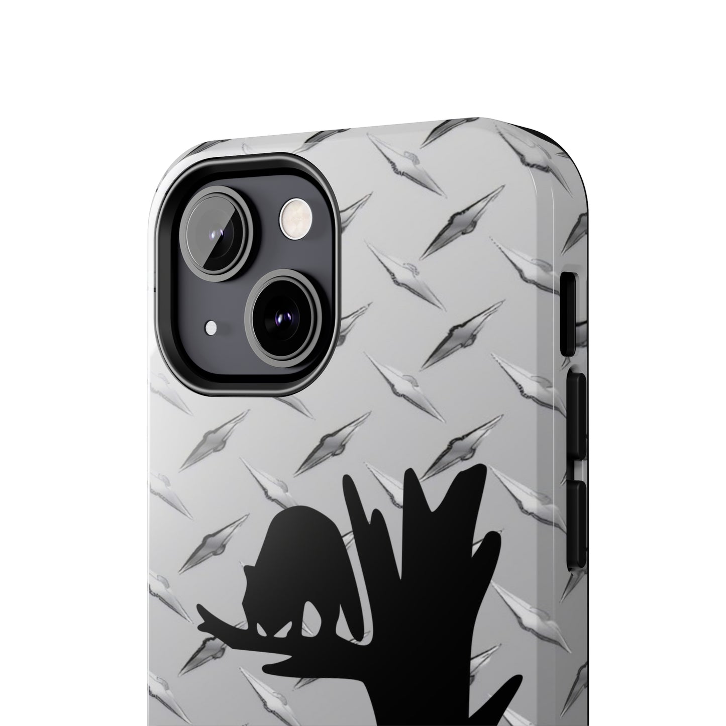 Tough Phone Case for iPhone 13, Pro, Mini, Pro Max Diamond Plate Coon Hunting - coonhoundin
