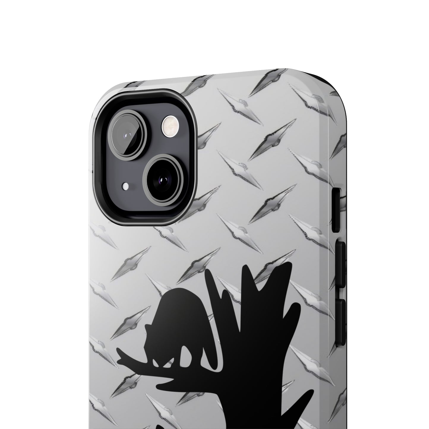 Tough Phone Case for iPhone 13, Pro, Mini, Pro Max Diamond Plate Coon Hunting - coonhoundin