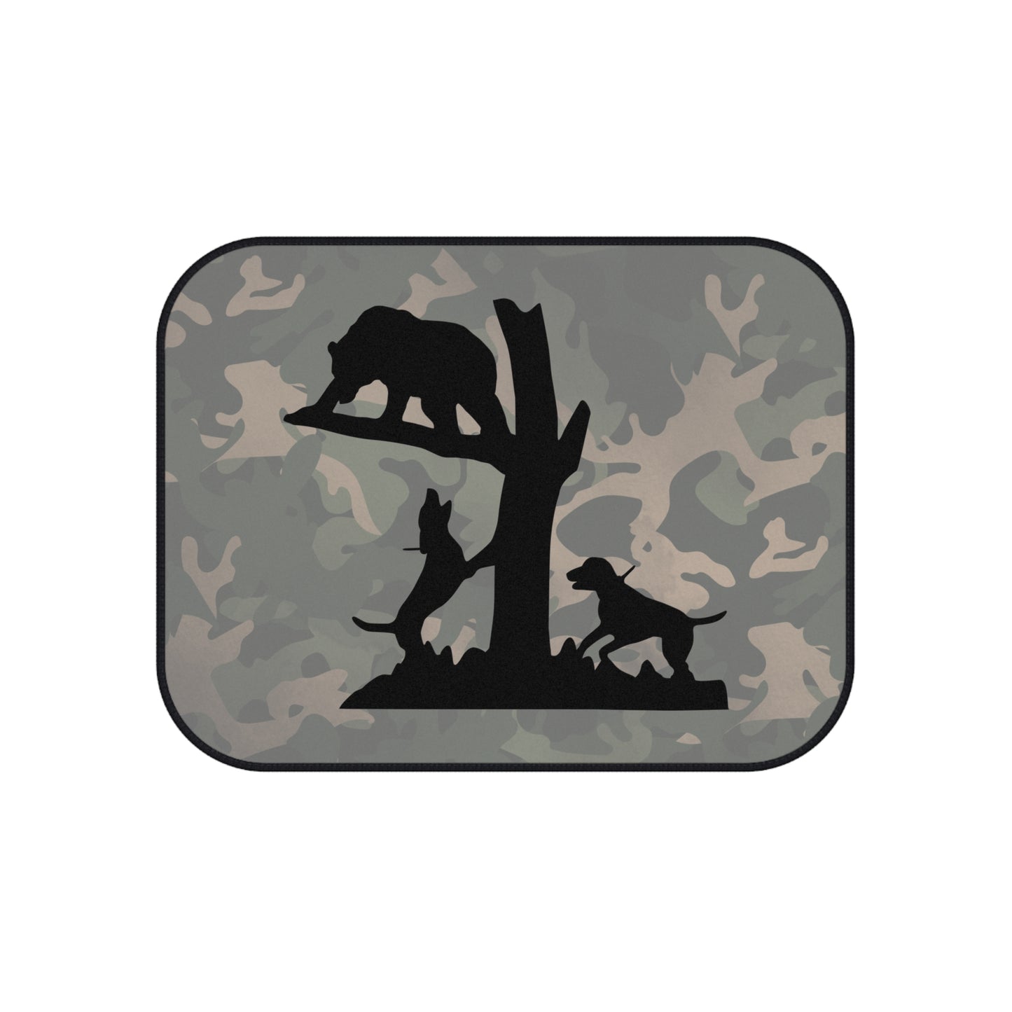 Bear Hunting Vintage Camo Full Set of Car Mats - coonhoundin