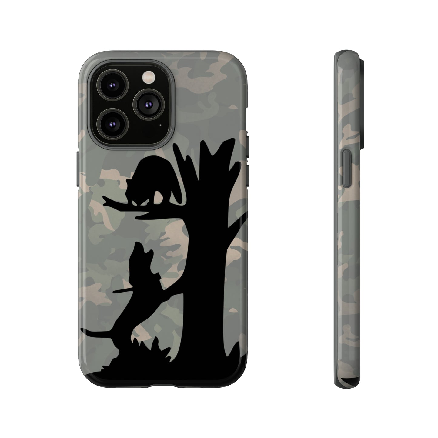 Treed Coon Vintage Camo Tough Cases for iPhone 14, 14 Pro, 14 Plus, 14 Pro Max - coonhoundin