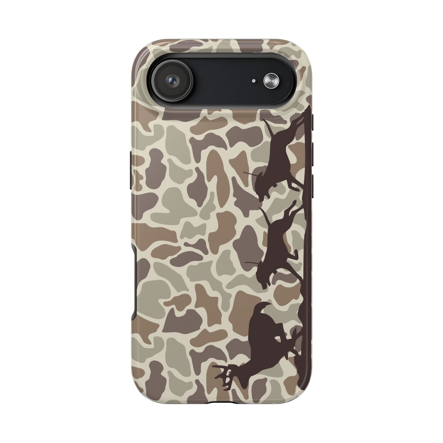Camo Hounds Chasing Deer iPhone 17, Air, Pro, Pro Max Tough Case - coonhoundin