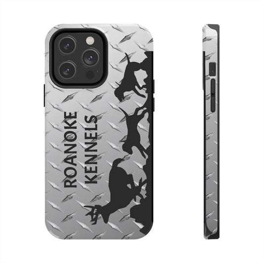Custom Hounds Chasing Deer Tough Phone Case for iPhone 14, Pro, Plus, Pro Max - coonhoundin