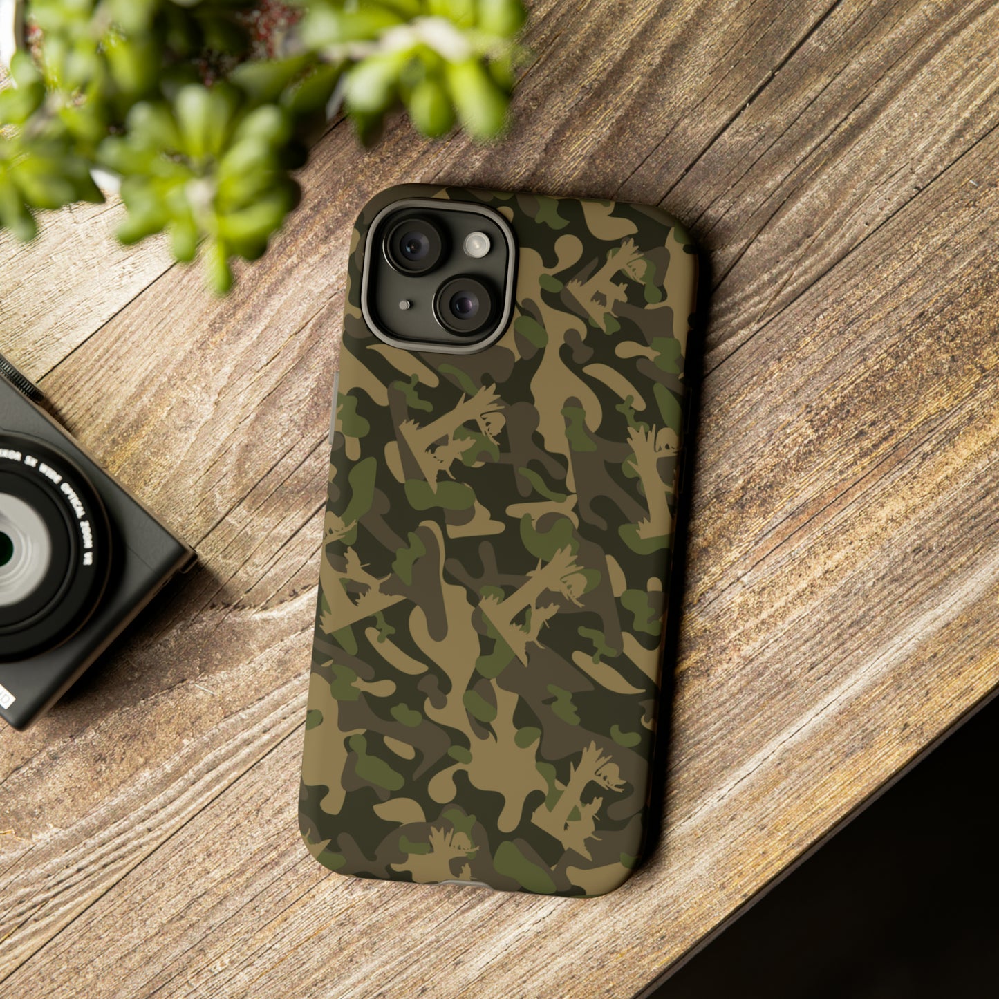 Coon Hunting Camo iPhone 15, Pro, Plus and Pro Max Tough Phone Cases - coonhoundin