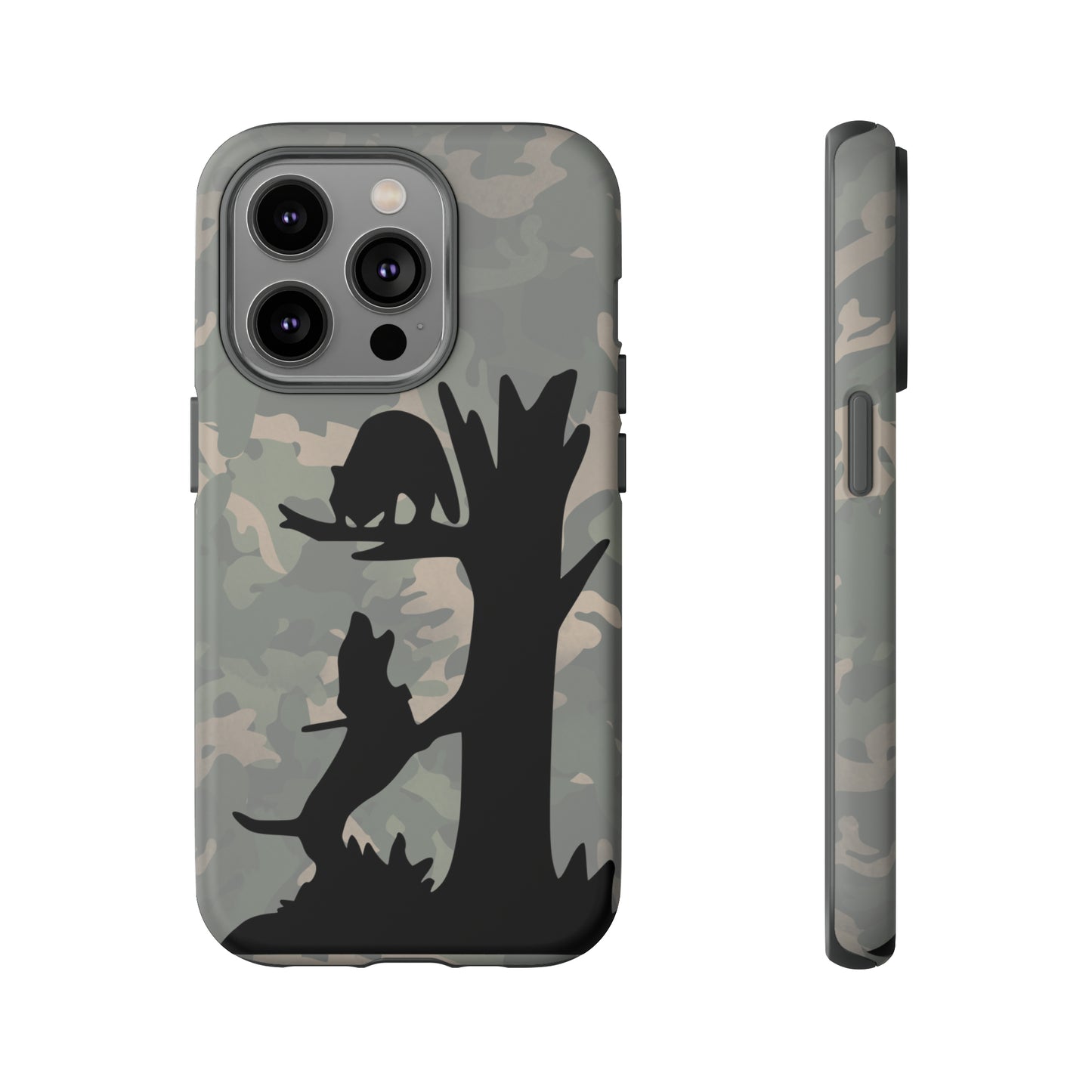 Treed Coon Vintage Camo Tough Cases for iPhone 14, 14 Pro, 14 Plus, 14 Pro Max - coonhoundin