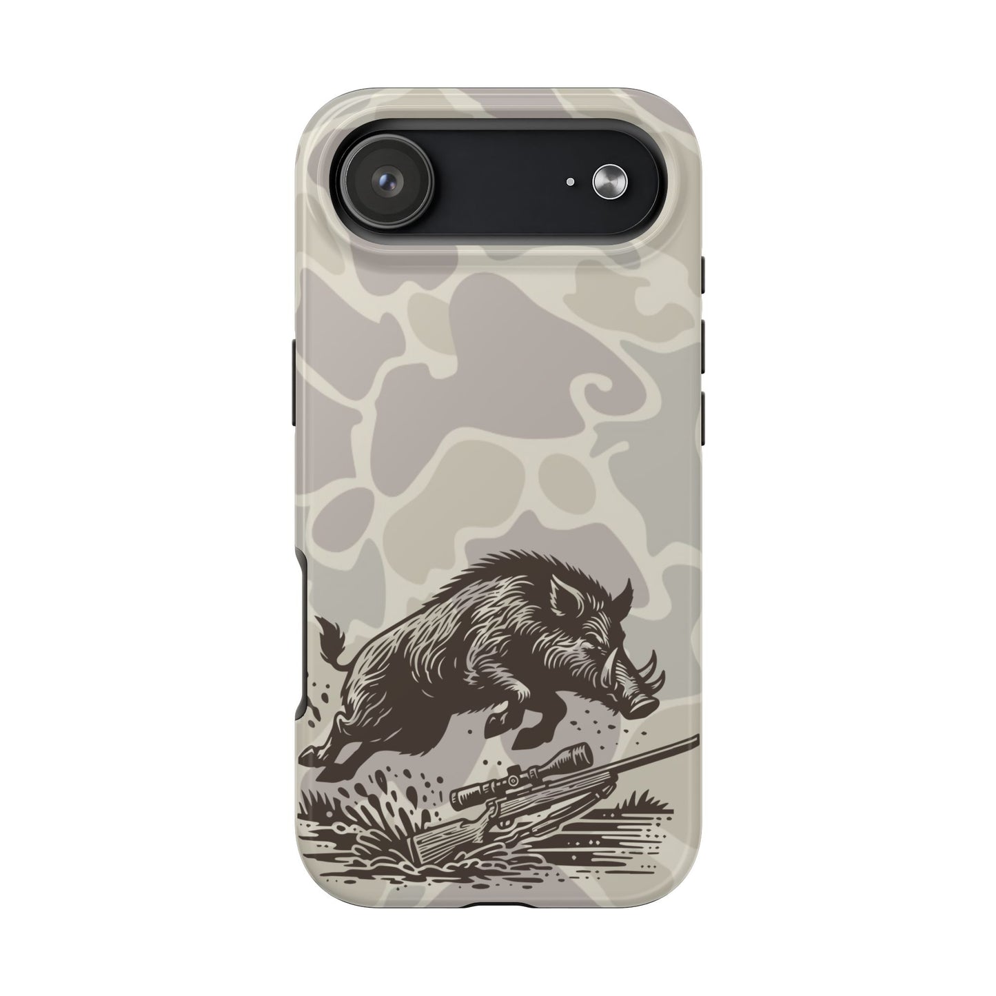 Rugged Hog Hunting iPhone 17 Tough Phone Case