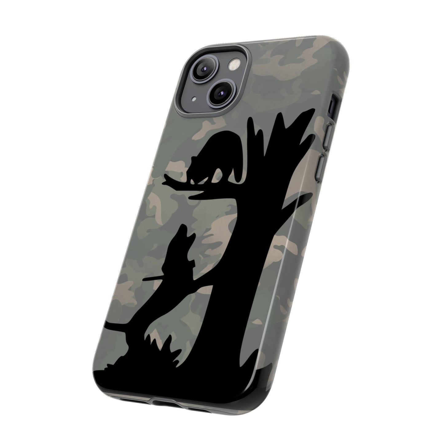 Treed Coon Vintage Camo Tough Cases for iPhone 14, 14 Pro, 14 Plus, 14 Pro Max - coonhoundin