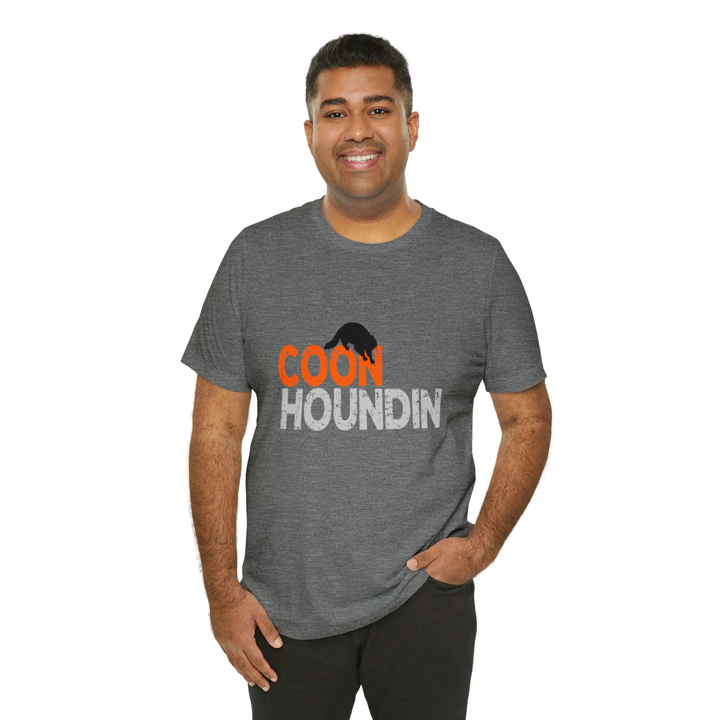 Coon Houndin Grunge Design Lightweight Tee - coonhoundin