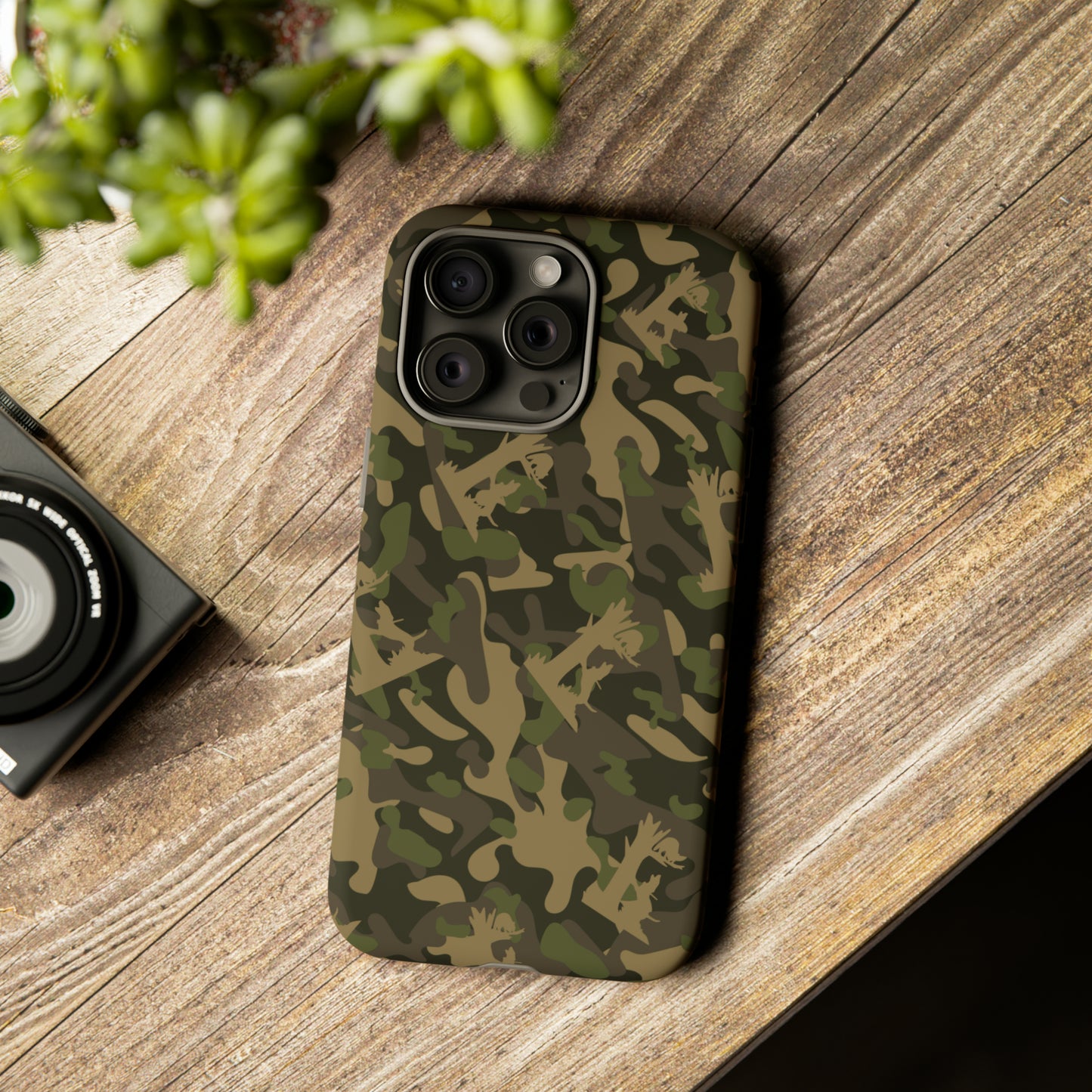 Coon Hunting Camo iPhone 15, Pro, Plus and Pro Max Tough Phone Cases - coonhoundin