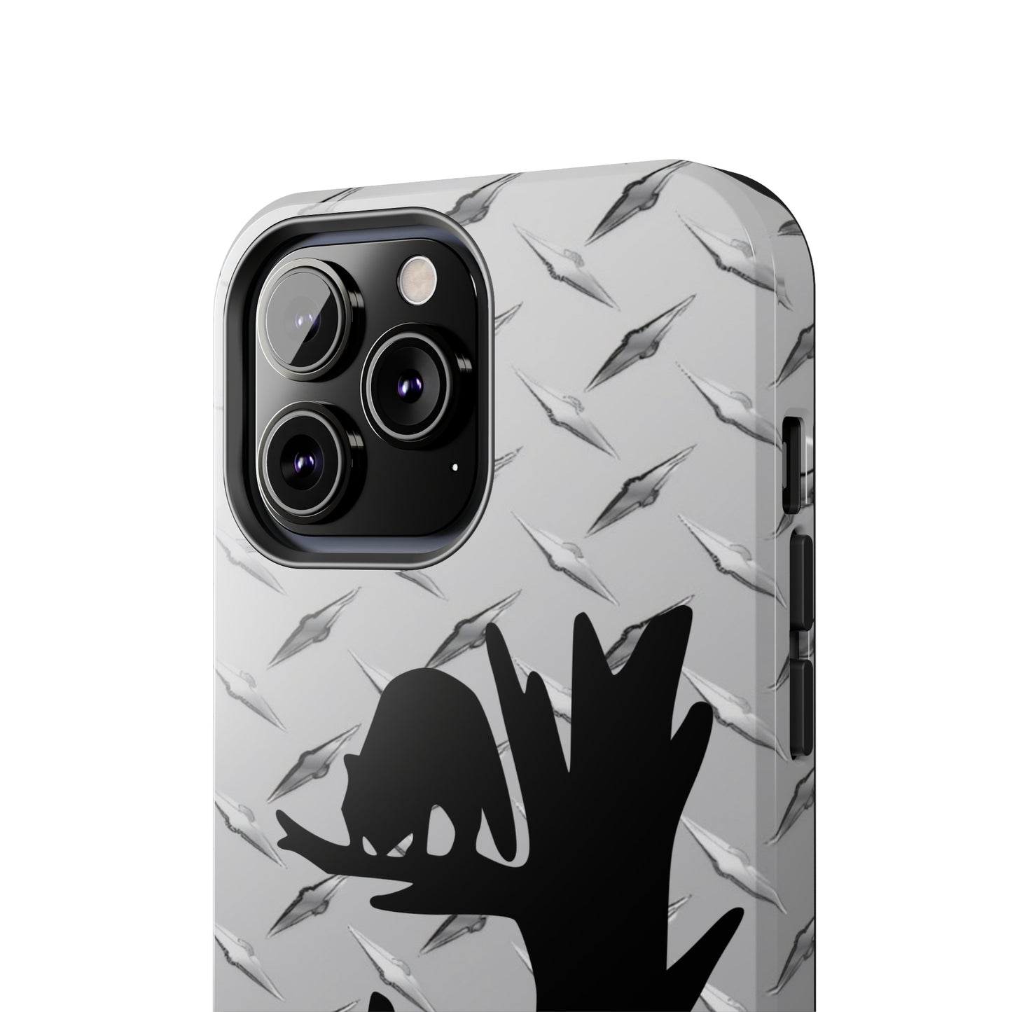 Tough Phone Case for iPhone 13, Pro, Mini, Pro Max Diamond Plate Coon Hunting - coonhoundin