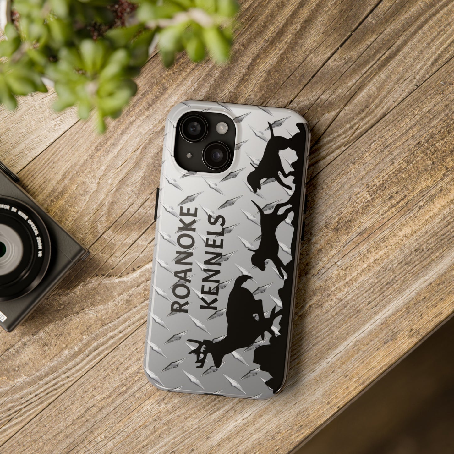 Custom Hounds Chasing Deer Tough Phone Case for iPhone 15 - coonhoundin
