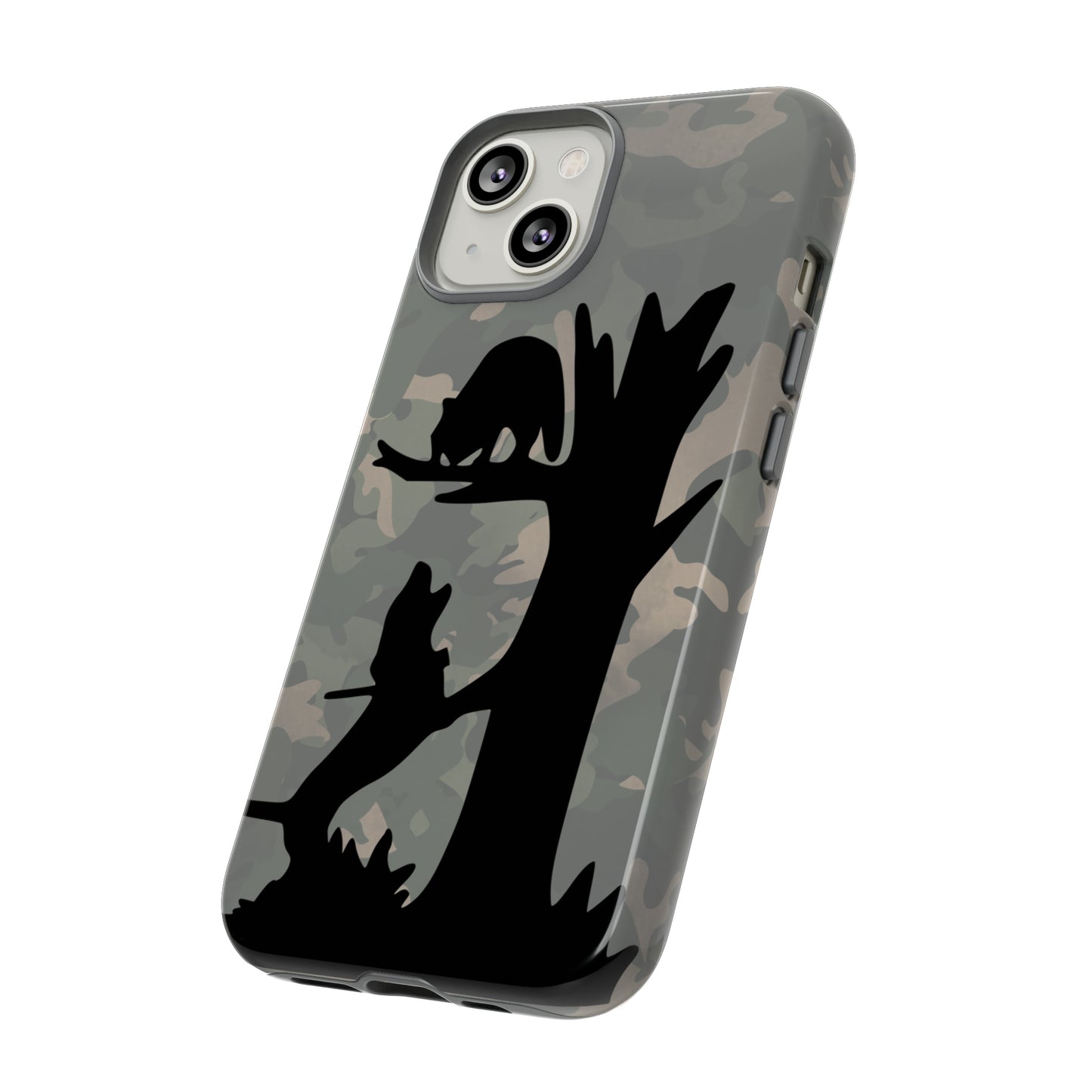Treed Coon Vintage Camo Tough Cases for iPhone 14, 14 Pro, 14 Plus, 14 Pro Max - coonhoundin