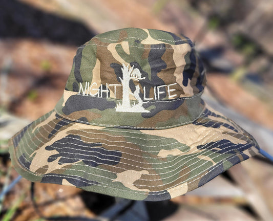 Toddler Youth Night Life Coon Hunting Boonie Bucket Camo Hat - coonhoundin