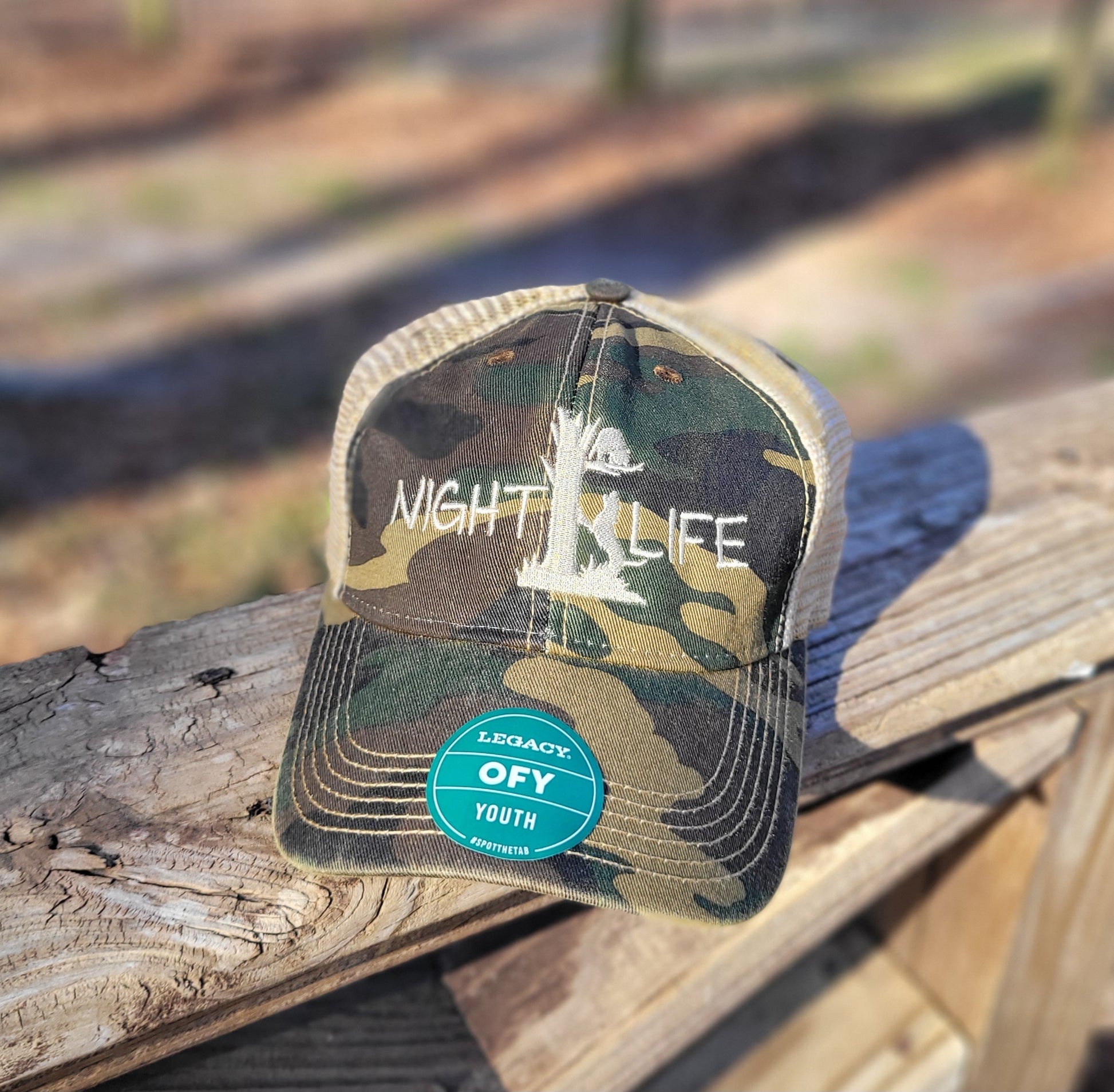 Youth Night Life Coon Hunting Hat - coonhoundin