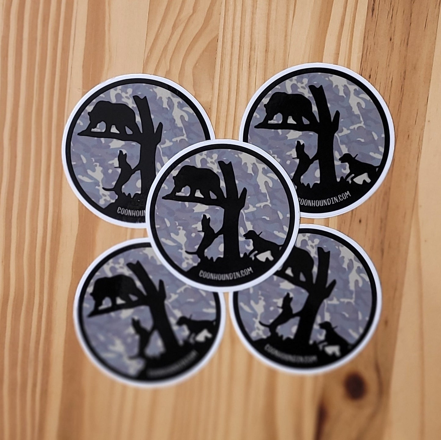 Bear Hunting Camo Waterproof UV Resistant Sticker