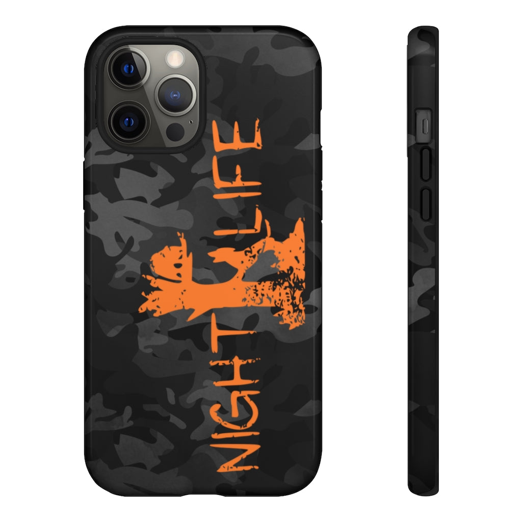 Black Camo Night Life iPhone Tough Cases - coonhoundin