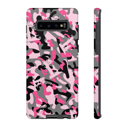 Samsung Treed Coon Pink Camo Tough Cases - coonhoundin