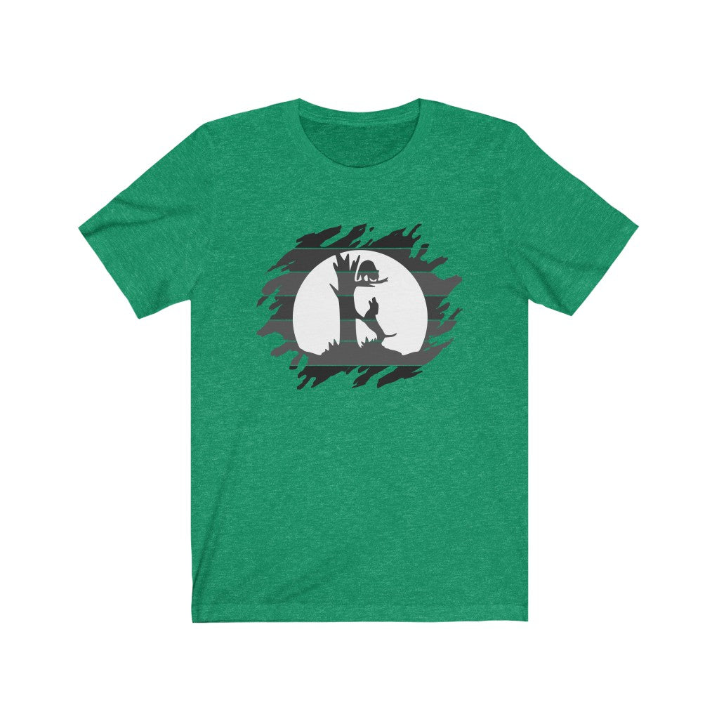 Treed Coon Moon Unisex Jersey Short Sleeve Tee - coonhoundin