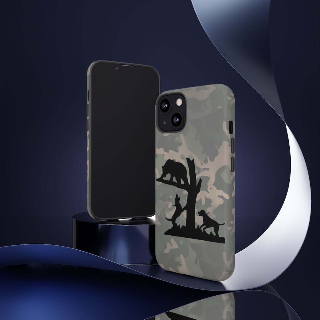 iPhone Camo Bear Hunting Tough Cases - coonhoundin