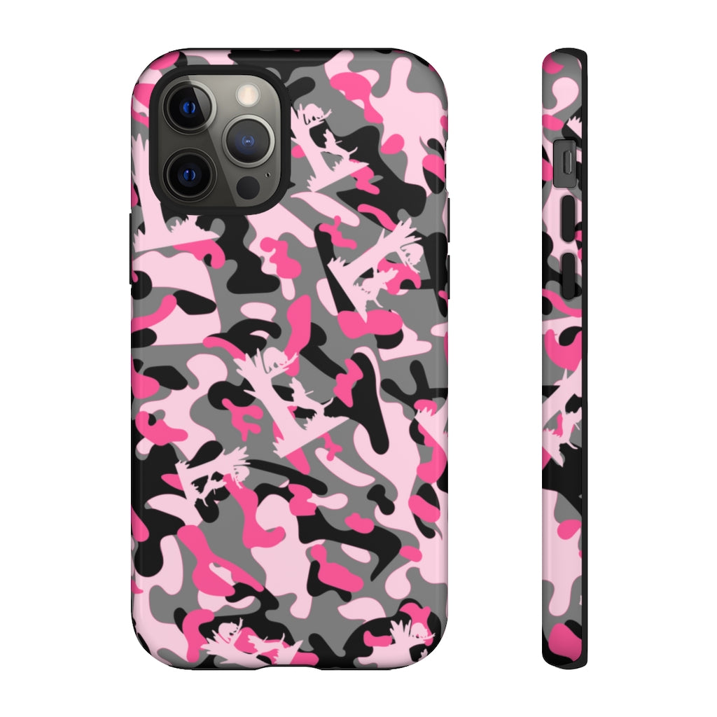 iPhone Pink Camo Treed Coon Tough Cases - coonhoundin