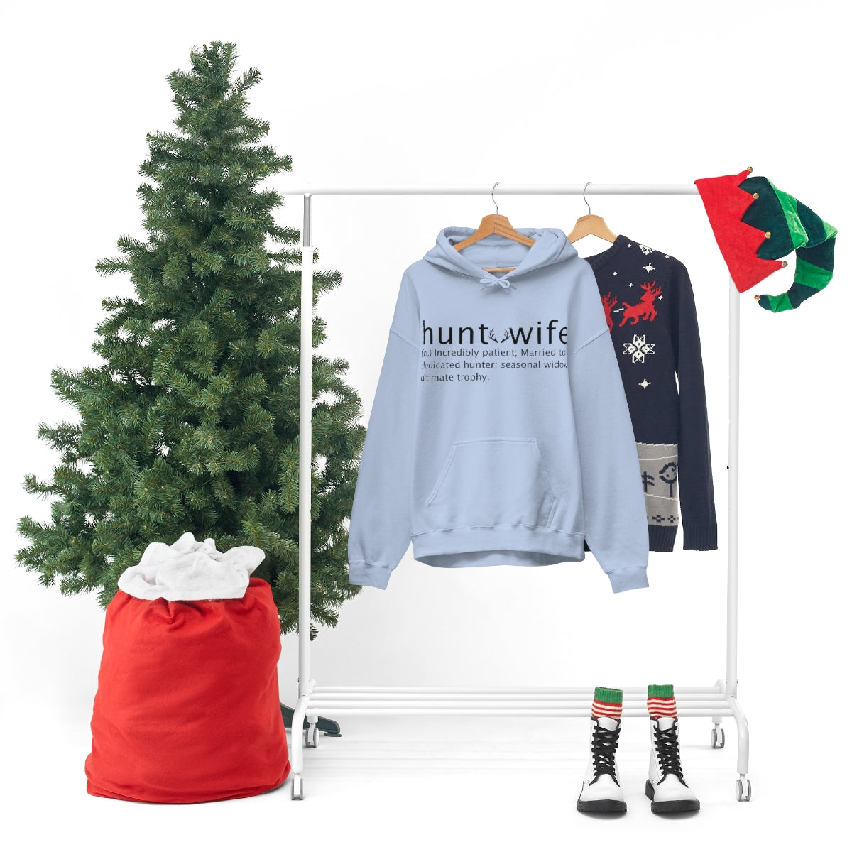 Hunt Wife Unisex Hooded Sweatshirt - coonhoundin