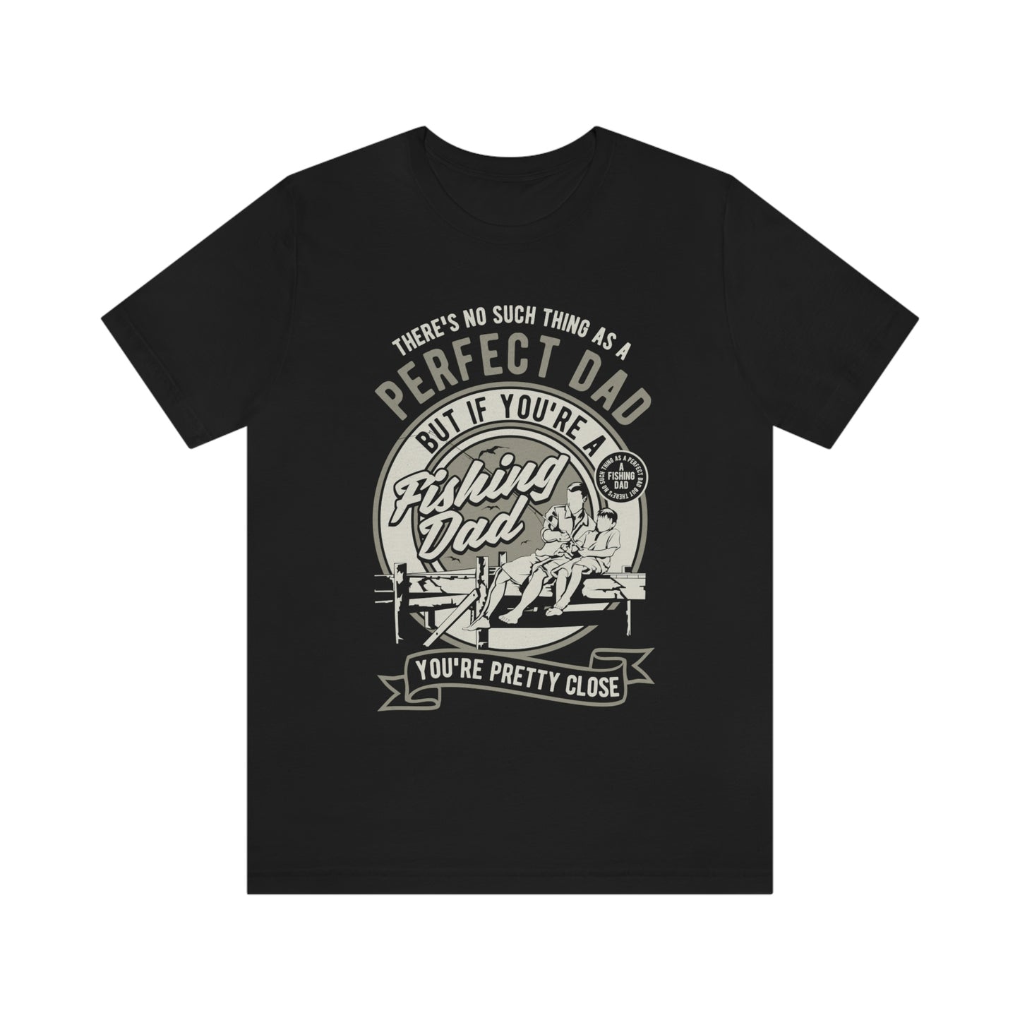 Fishing Dad Unisex Jersey Short Sleeve Tee - coonhoundin