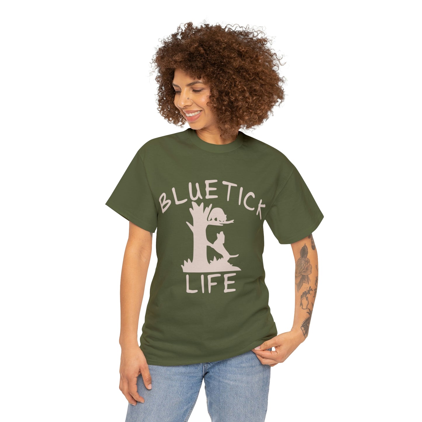 Bluetick Hound Coon Hunting Unisex Cotton Tee - coonhoundin