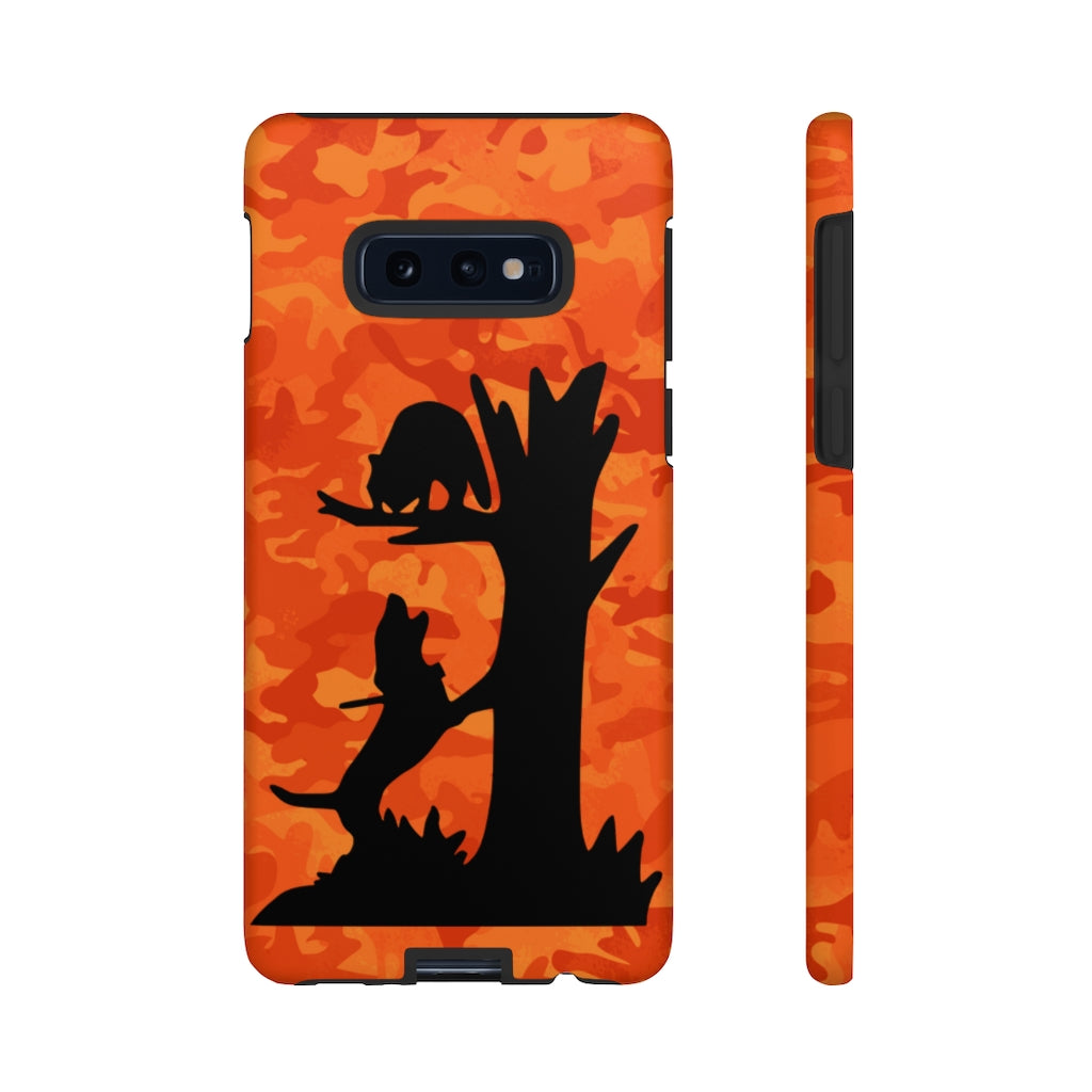 Samsung Treed Coon Orange Camo Tough Cases - coonhoundin